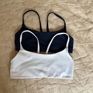 Lululemon wunder train strappy racer bra A/B cups size 8 Bundle of 2